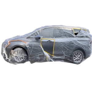 <span class=keywords><strong>Film</strong></span> de masquage plastique peignable pour protection automobile 16 x 400 pieds avec 1 rouleau de ruban de masquage offert - Product Image 5