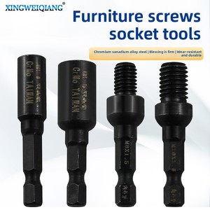 Self Tapping Threaded Insert Nut Driver Bit Installation Tool Double Head <b>Screwdriver</b> Socket Hex Shank Double-Headed Design Simp - Product Image 2