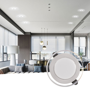 Foco empotrado de 7W <span class=keywords><strong>LED</strong></span> ultrafino brillante de tres colores atenuación sala de estar hogar comercial restaurante pasillo <span class=keywords><strong>focos</strong></span> de <span class=keywords><strong>techo</strong></span> - Product Image 1