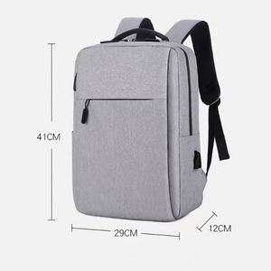 Wholesale Hot Sale Custom Clear Waterproof Anti-Theft Oxford USB Laptop <b>Backpack</b> with Zipper Closure - Product Image 2