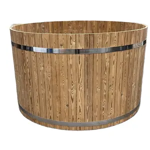 Manufacturers directly wholesale carbonized solid wood board sauna room wood thermo thermowood lumber board anti-deformations