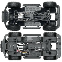 HB-R1001 HB-R1002 HB-R1003 Camion RC Crawler 1/10 4x4 LED 2.4G Voiture Télécommandée Électrique Buggy Tout-Terrain Véhicule RC