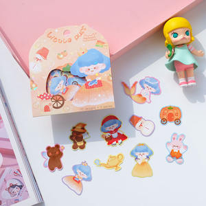 Nekoni – autocollants Kawaii Little Puff, papier mignon Kawaii, Stickers de papeterie à paillettes, pour Journal de fille - Product Image 2