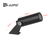 Projecteur LED GUPO 3W à montage en surface, étanche IP65, anti-éblouissement en nid d'abeille, petit éclairage d'accentuation pour l'éclairage extérieur
