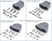 Cubierta Protectora de Plástico ABS de Alta Calidad para Conector D-SUB de 15 Pines, Carcasa para Cable D-SUB de 15 Pines
