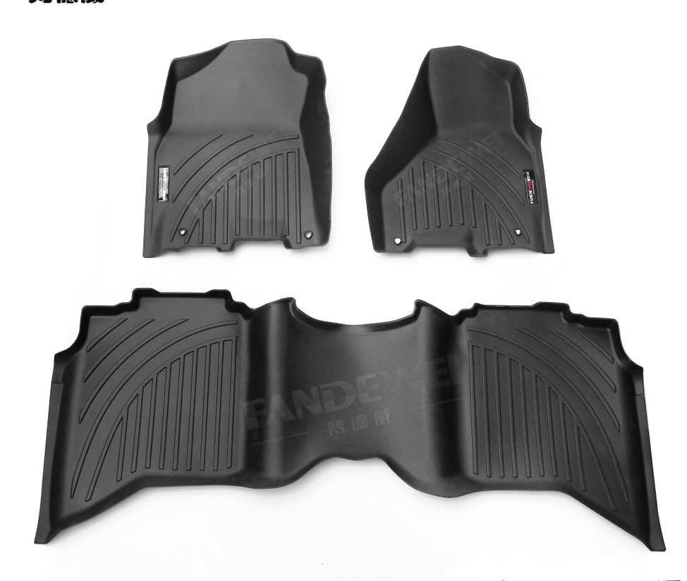 Сверхмощные автомобильные напольные коврики для Dodge Ram 2500/3500, защита от любых погодных условий, автомобильные напольные коврики для пикапа, грузовика, внедорожника