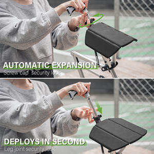 Ta-Da Chair Série 1, 82 cm Noir Camping En Plein Air Portable Chaise Pliable Bâton Canne Avec Siège - Product Image 3