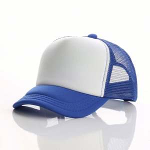 Kids 5 Panels <b>Foam</b> <b>Padded</b> Trucker Hat Mesh Cap Printed Logo Available Advertising Cap Baseball Cap for Children - Product Image 1