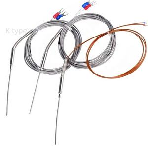 Sonda Termopar Flexible Blindada Tipo K WRNK-191 Resistente al Agua para Alta Temperatura, Uso Industrial - Product Image 1