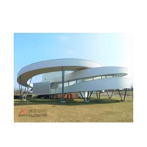 Estructura de acero de diseño de techo, armazón de gran espacio, estructura de acero