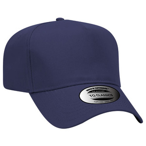 TCAP Custom 5 Panel <b>Navy</b> Blue Plain Outdoor Fishing Youth <b>Baseball</b> <b>Cap</b> - Product Image 2