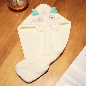 Mới Nhất Tùy Chỉnh Phim Hoạt Hình Rồng Động Vật Tóc Khô Cap Mềm Mại Và Thấm Vải Dễ Thương Sang Trọng Tóc Khô Cap Rồng - Product Image 3