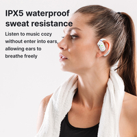 ALOVA Écouteurs OWS de qualité fiable Casque Bluetooth IPX5 à oreille ouverte OEM Casque sans fil intelligent pour le sport
