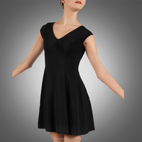 Sexi Performance Costume Professionnel Dancewear Justaucorps Gymnastique Vêtements Louange Danse Salle De Bal Pratique Robe
