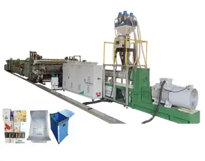 Plastic Hard Hollow Board Making Profile Sunshine Board Hollow Plate Extrusion Machine Manufacturing Machine Production Line