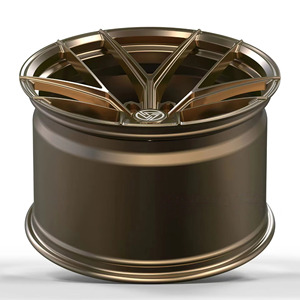 ล้อปลอมแปลงชุบโครเมียม1ชิ้น17-23นิ้ว5X112 5X114.3 5X120สำหรับ Mercedes-AMG C63 BMW M3 M4 RS7 RS5 Audi - Product Image 5