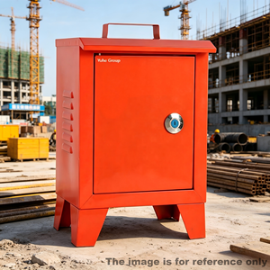 Caja de distribución portátil para obras de construcción con cubierta impermeable y puerta con cerradura para uso eléctrico temporal - Product Image 5