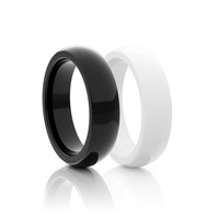 Tesla Smart Ring Bague en céramique pour Model 3/Y/X/S et Cybertruck pour remplacer la carte clé Tesla porte-clés NFC