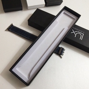 Couvercles supérieurs et inférieurs en papier rigide de faible qualité de quantité minimale de commande Coffrets cadeaux en relief personnalisés pour bracelet de montre Emballage de bracelet de montre Quantité de qualité - Product Image 2