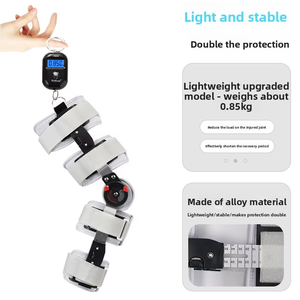 Attelles de fixation pour articulation du genou – Soutien <span class=keywords><strong>externe</strong></span> pour fractures et entorses des ligaments – Stabilisateurs réglables pour la protection et la mobilité - Product Image 4