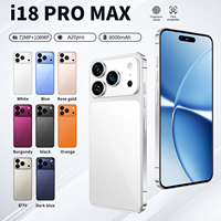 Smartphone Global 18 Pro Max 5G Baterai 8000mAh Layar 6.9 Inci CPU Octa Core Kamera Belakang 108MP Layar OLED HD 120Hz Refresh Rate Spanyol