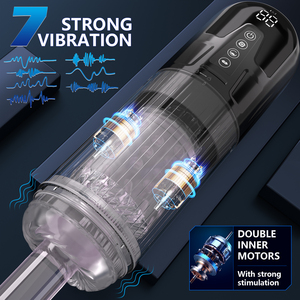 <span class=keywords><strong>LIL</strong></span> MERMAID Masturbateur électrique multifréquence - Technologie de stimulation 3D et aspiration réaliste, jouet de plaisir rechargeable pour hommes - Product Image 3