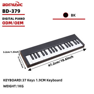Clavier électronique portable MIDI BD MUSIC BD-379, 37 touches, orgue électrique, instruments de musique - Product Image 1