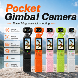 Videocamera d'Azione Tascabile con Batteria Esterna 90 °   Videocamera con Schermo Ribaltabile e <span class=keywords><strong>WIFI</strong></span> per Registrazione Video, Ideale per Viaggi e Vlogging - Product Image 6