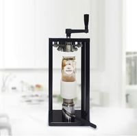 Machine de scellage électrique manuelle haute fréquence pour bouteilles et canettes en PET, plastique, aluminium, papier 220V/110V 10 canettes/min Facile à utiliser