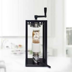 Machine de scellage manuelle rotative pour canettes en PET, plastique, aluminium, boissons gazeuses, café, bière, thé à bulles - Product Image 2