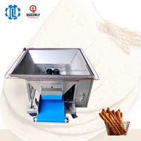 Machine de découpe de pâte industrielle automatique à grande capacité, motorisée, avec trémie de 200 kg en acier inoxydable de qualité alimentaire