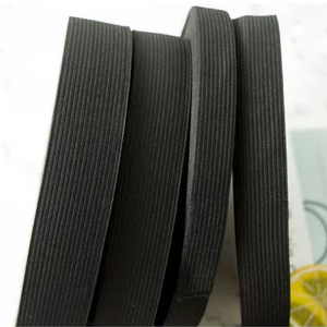 Vente en gros de bandes élastiques tricotées plates en tailles 20mm 25mm 30mm 40mm 50mm Sacs à vêtements noirs et blancs Chaussures Ceintures textiles de maison - Product Image 2
