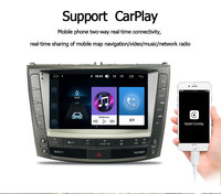 Radio Reproductor Estéreo para Auto Android de 8 Núcleos para VIDO con CarPlay, GPS, DSP, 256 GB para Lexus IS250 IS300 2005-2012
