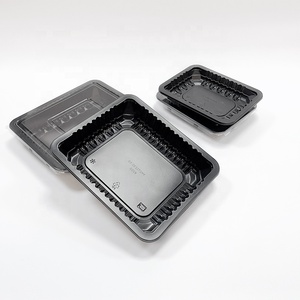 Fuente de suministro Caja desechable para <span class=keywords><strong>el</strong></span> <span class=keywords><strong>cuerpo</strong></span> Bandeja de envasado al vacío para bistec, plástico sellado PP Bandeja de embalaje fresco Cerradura de película Caja fresca - Product Image 3