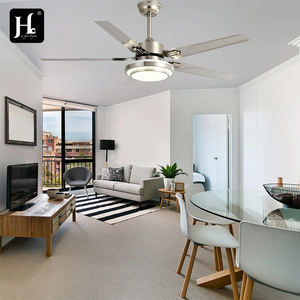 Ventilateur de plafond moderne personnalisé avec télécommande et éclairage suspendu - Product Image 6