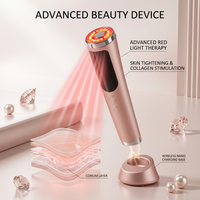 Nouvel appareil de lifting du cou et du visage, tête en verre cristal, masseur anti-rides, baguette de beauté raffermissante, anti-âge, pour la maison