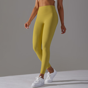Sbart Pantalones de yoga para mujer Sin línea vergonzosa Cintura alta Absorbente de sudor Deportes Fitness Ropa de yoga - Product Image 3