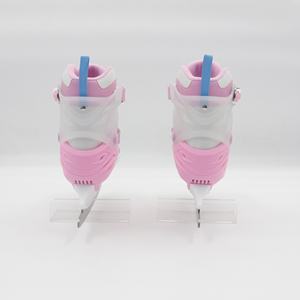 Patins à <span class=keywords><strong>glace</strong></span> ajustables pour enfants garçons filles, patins à <span class=keywords><strong>glace</strong></span> à lames de 8 ans et plus, chaussures de patinage sur <span class=keywords><strong>glace</strong></span> roses pour l'extérieur et la patinoire - Product Image 4