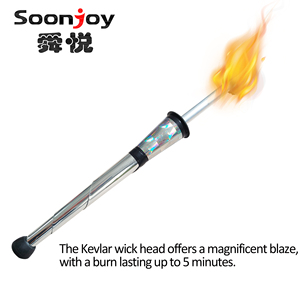 Antorchas Profesionales para Malabarismo <span class=keywords><strong>con</strong></span> <span class=keywords><strong>Fuego</strong></span> - Mechas de Kevlar, Mangos de Aluminio, Accesorios para Danza <span class=keywords><strong>con</strong></span> <span class=keywords><strong>Fuego</strong></span> en el Circo - Product Image 4