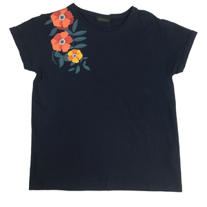 100% coton de haute qualité et pas cher couleur unie impression personnalisée Slim Fit pull à manches courtes O cou femmes t-shirt en gros - Product Image 6