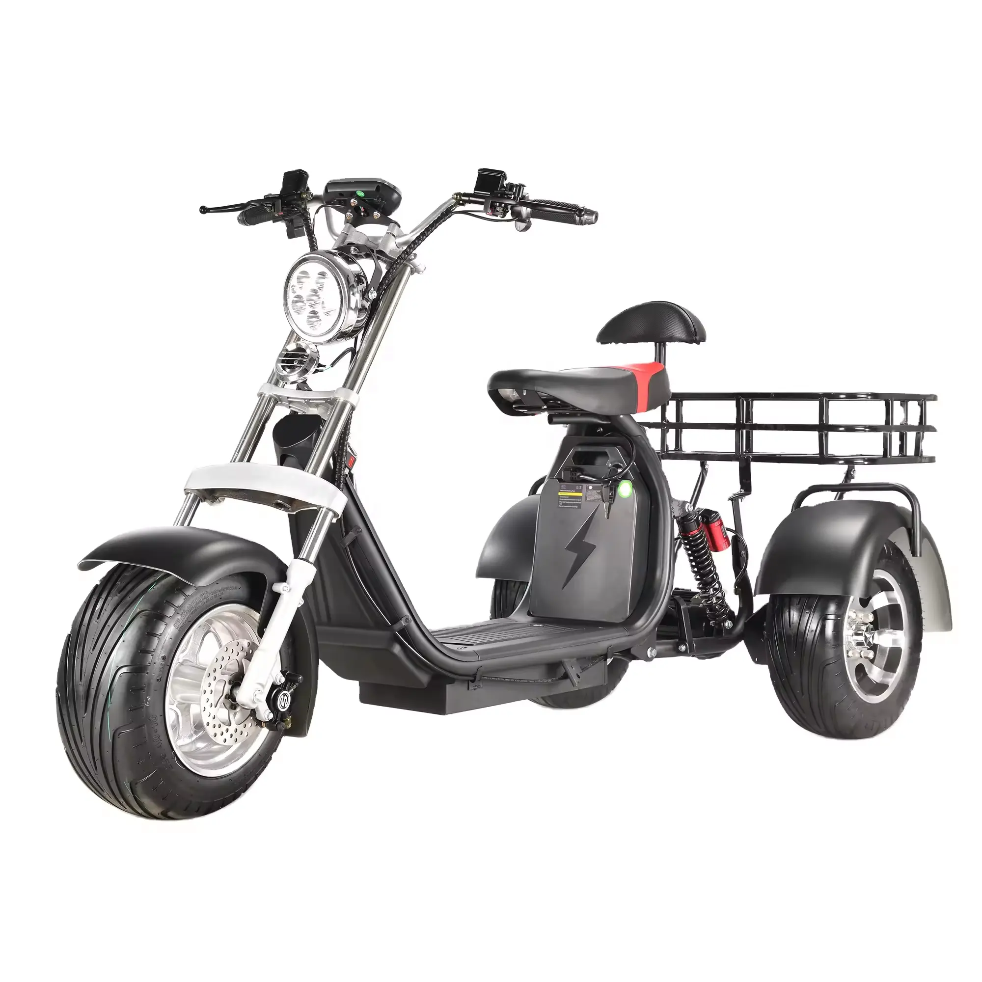 neues modell 3-rad-elektro-roller in usa/eu auf lager 2000w elektro-motorräder citycoco hochgeschwindigkeits-3-rad-trike-modell
