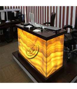 Liontin marmer onyx terbaru led, penghitung <span class=keywords><strong>bar</strong></span> basah, batu onyx buatan - Product Image 4