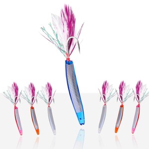 Leurre artificiel dur OEM en forme d'épingle à cheveux, nacré, 6cm 1.2g, couleur fumée, pour <span class=keywords><strong>marlin</strong></span>/jack ambre/jack <span class=keywords><strong>rayé</strong></span>, popper de surface - Product Image 4