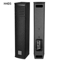 Haut-parleur colonne passif coaxial H405 de 4,5 pouces, enceinte PA professionnelle pour l'installation en église et au théâtre
