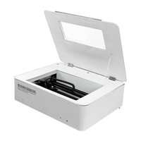 Machine de découpe laser pour films de protection d'écran en verre nano 9H PET pour téléphones, tablettes, ordinateurs portables et tableaux de bord de voitures, avec base de données logicielle intégrée