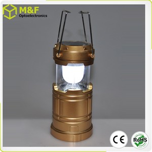 Đa Chức Năng Ngoài Trời Kim Loại Mini Xách Tay Năng Lượng Mặt Trời LED Camping Lights Với Móc Áo - Product Image 5