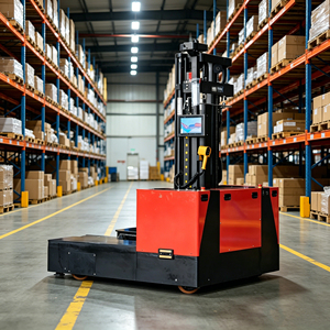 Carrello Elevatore AGV da 4500mm di Altezza con Spostamento Frontale per Impilamento e Movimentazione Materiali, Dotato di Laser SLAM per Magazzino - Product Image 1