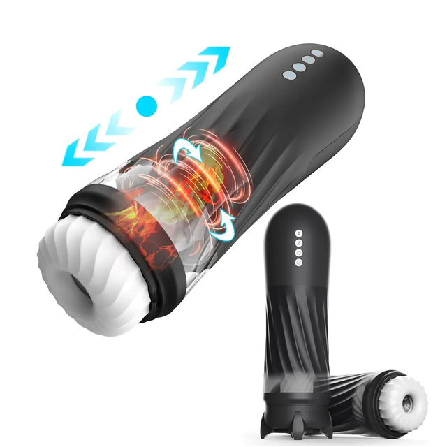 Wholesale Automatic Heating Male Masturbator With 3 Twisting and 5 Thrusting Vibration Adult Sex Toys for Men