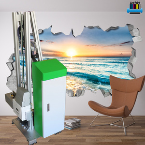 vertical uv ink wall printer 3d effect art robot wall printer for mural digital printer for wall paint - Product Image 2