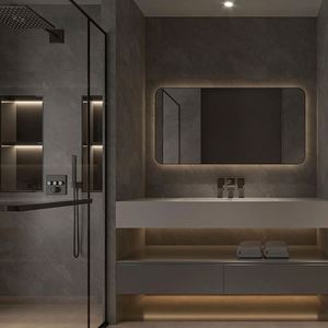 Muebles de Madera Personalizados para Mansiones de Lujo Italianas, Mueble de TV para Toda la Casa, Decoración de Armario para Sala de Estar, Diseño Gráfico para Villa - Product Image 6